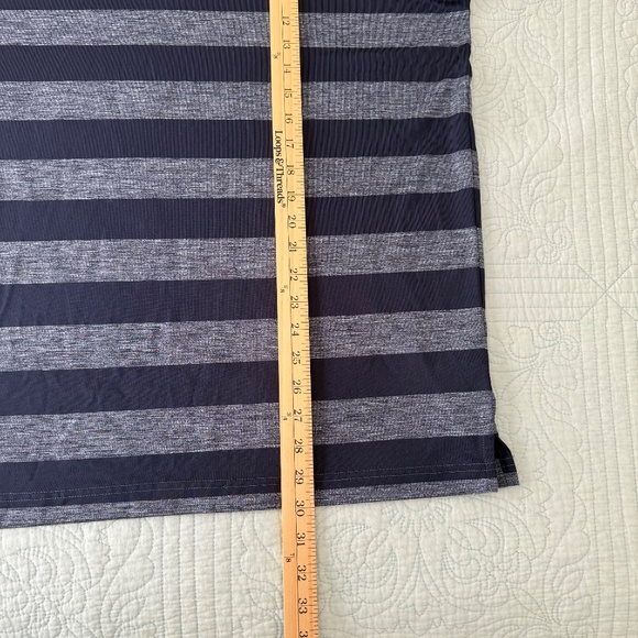 Bolle Golf Tech Blue Striped Polo Shirt Mens XL - Picture 5 of 6